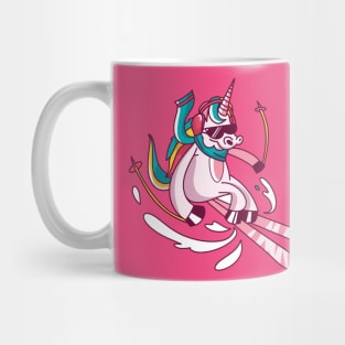 Skiing Unicorn Mug